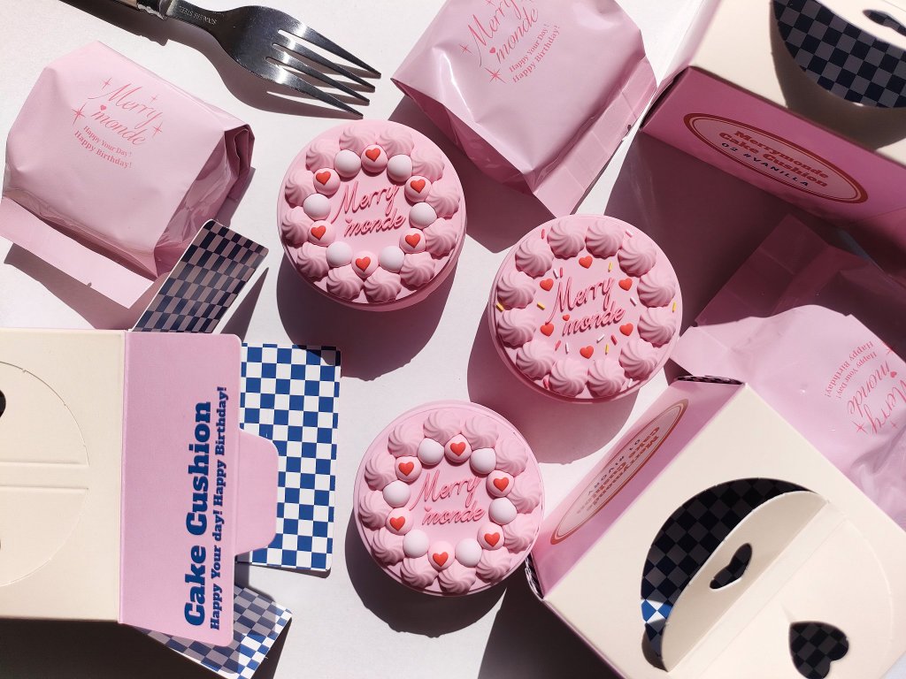 ハッピーユアデイクッション/Merrymonde/クッションファンデーションを使ったクチコミ（2枚目）