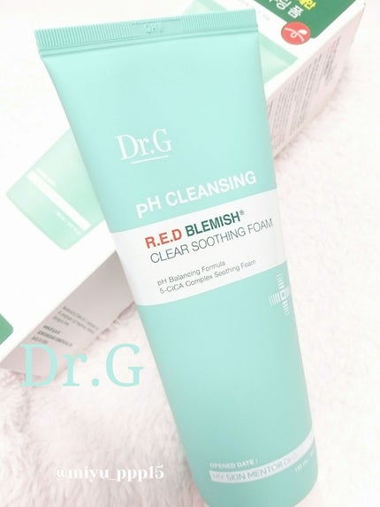弱酸性レッドブレミッシュクリアスージングフォーム/Dr.G/洗顔フォームを使ったクチコミ(1枚目)