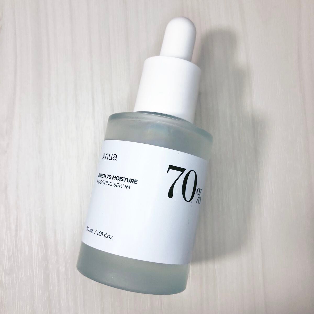シラカバ70%水分ブースティングセラム/Anua/美容液を使ったクチコミ(1枚目)