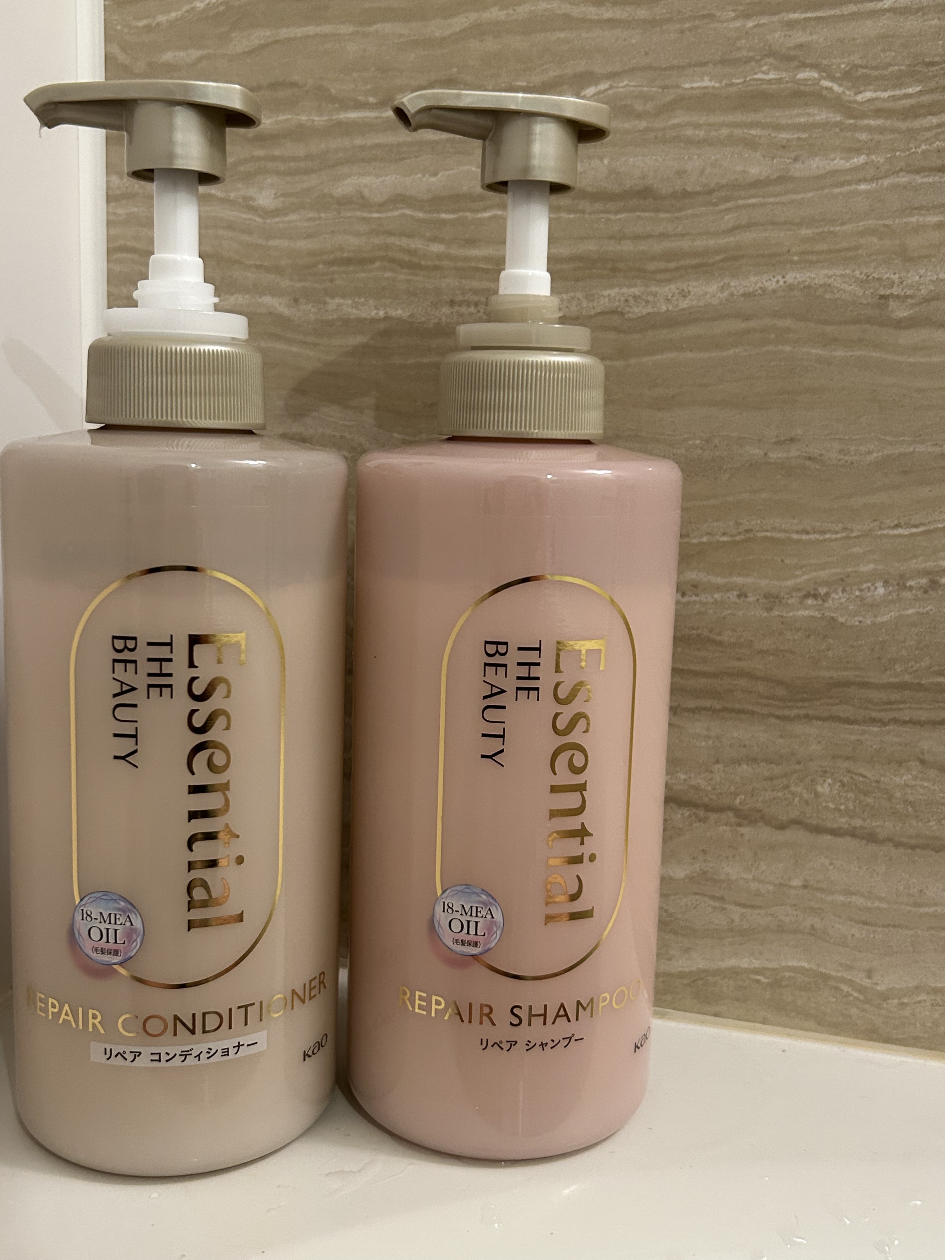 ザビューティ リペアシャンプー・コンディショナー/エッセンシャル/市販シャンプーを使ったクチコミ（2枚目）