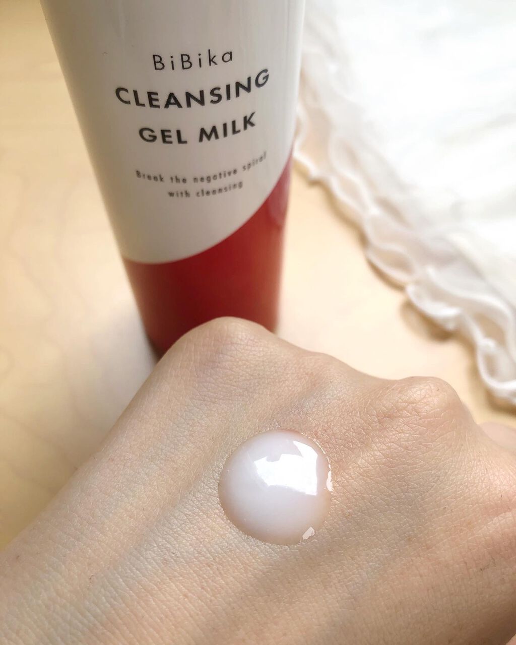 クレンジングジェルミルク/BiBika/ミルククレンジングを使ったクチコミ(2枚目)