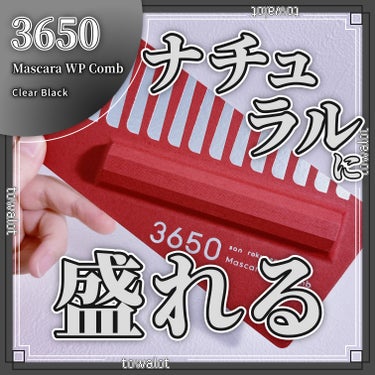 3650 マスカラ WPコームのクチコミ「こんにちは、とわろっとです。

今回レビューしていくのは、


●3650 

　Mascar.....」（1枚目）