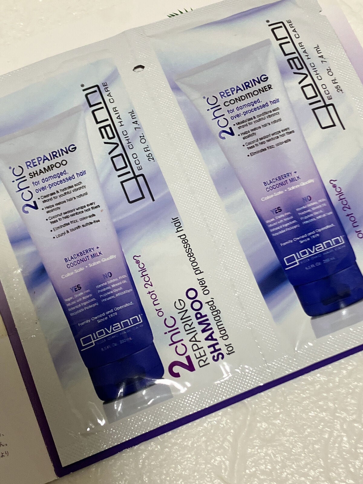 ジョヴァンニ 2chic ダメージ シャンプー/コンディショナー/giovanni/市販シャンプーを使ったクチコミ(1枚目)