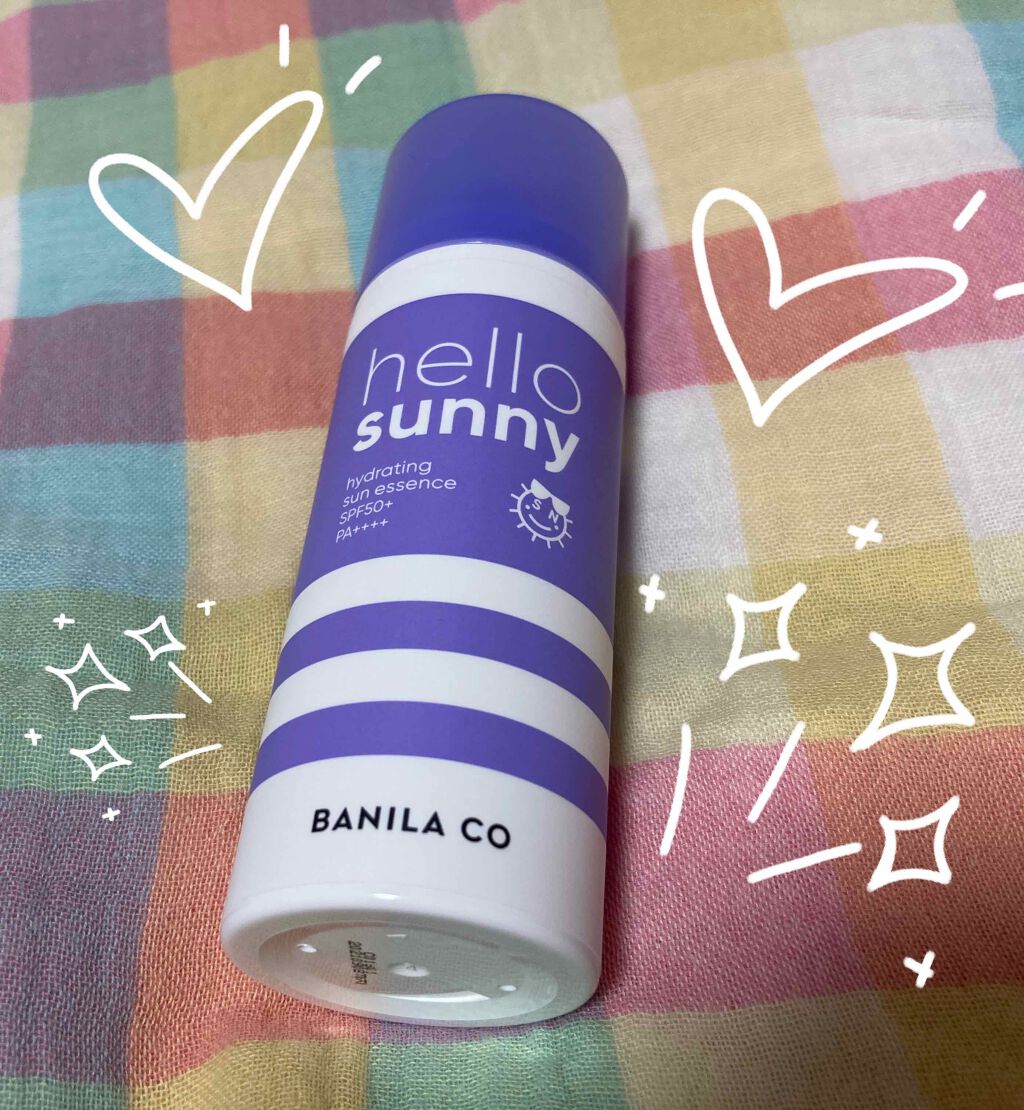 ハローサニー ハイドレイティング サンエッセンス/BANILA CO/日焼け止め・UVケアを使ったクチコミ（1枚目）