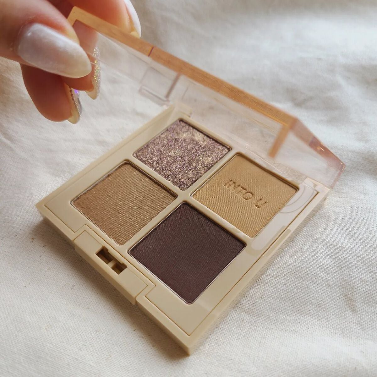 テイスティングライフアイシャドウパレット/INTO U/アイシャドウパレットを使ったクチコミ(1枚目)