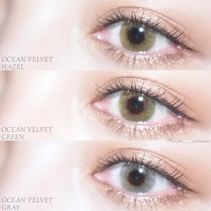 オーシャンベルベット 1day/OLENS/カラーコンタクトレンズを使ったクチコミ(2枚目)