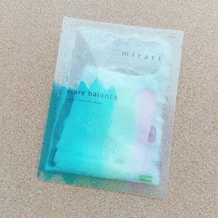 more balance Facial Treatment Mask/mirari/シートマスク・パックを使ったクチコミ(1枚目)