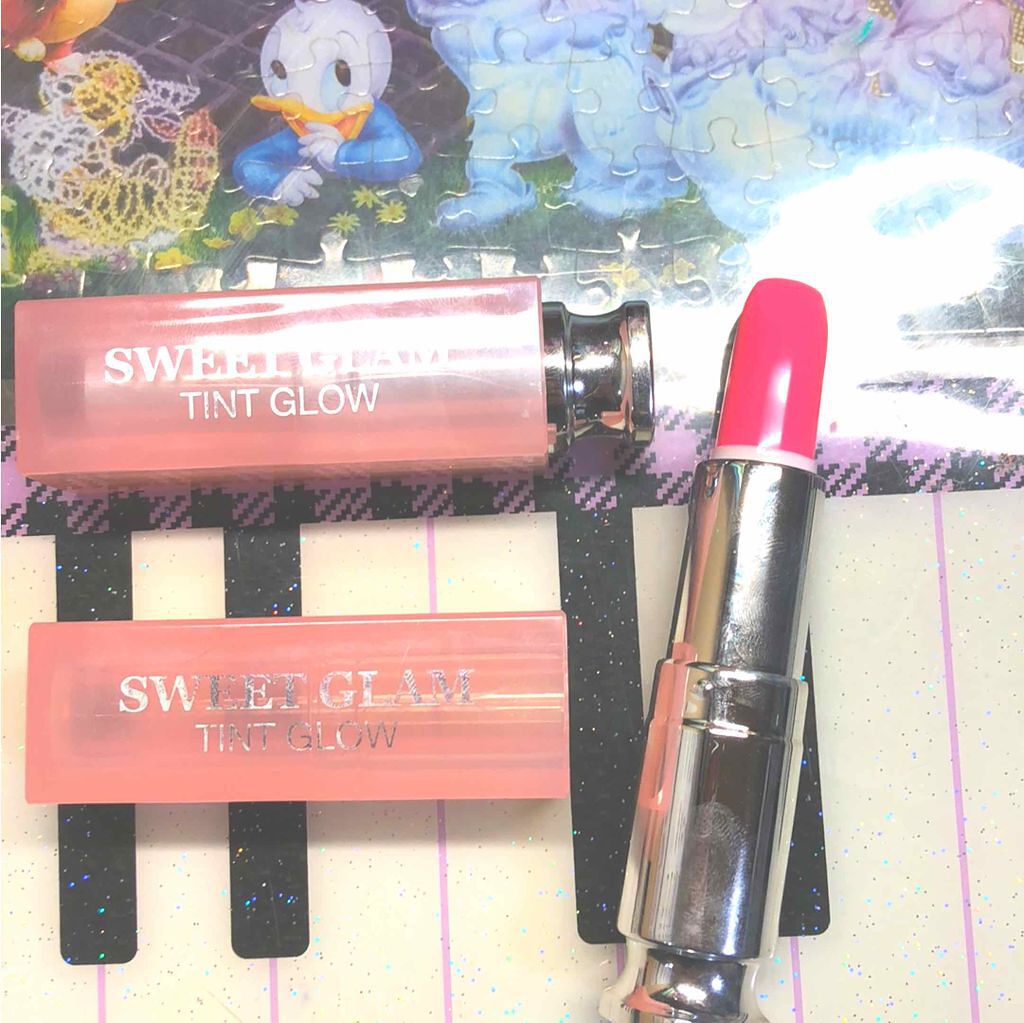 SWEET GLAM TINT GLOW/SECRET KEY/口紅を使ったクチコミ（1枚目）