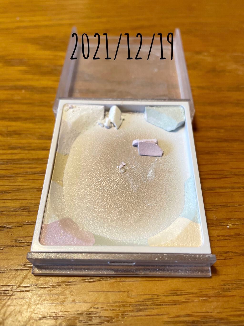 ルースパウダープレストタイプ/無印良品/プレストパウダーを使ったクチコミ(3枚目)