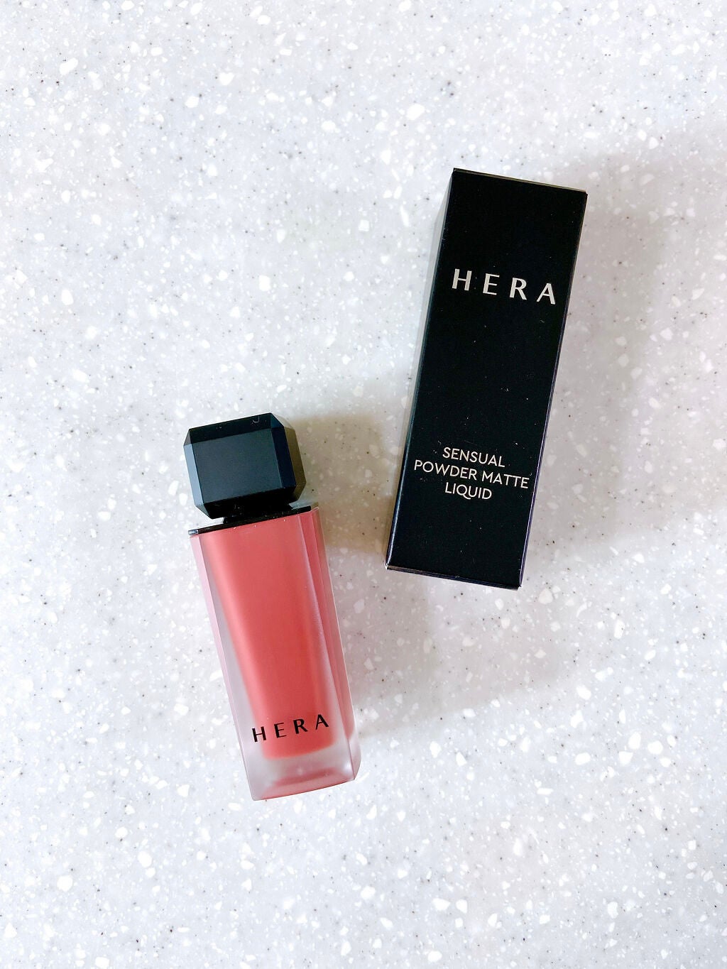 センシュアルパウダーマットリキッド/HERA/口紅を使ったクチコミ(1枚目)