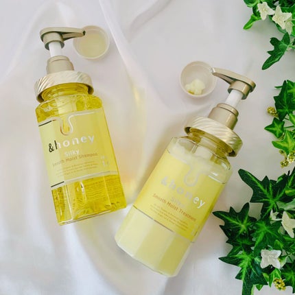 シルキー スムースモイスチャー シャンプー 1.0/ヘアトリートメント 2.0/&honey/市販シャンプーを使ったクチコミ(2枚目)