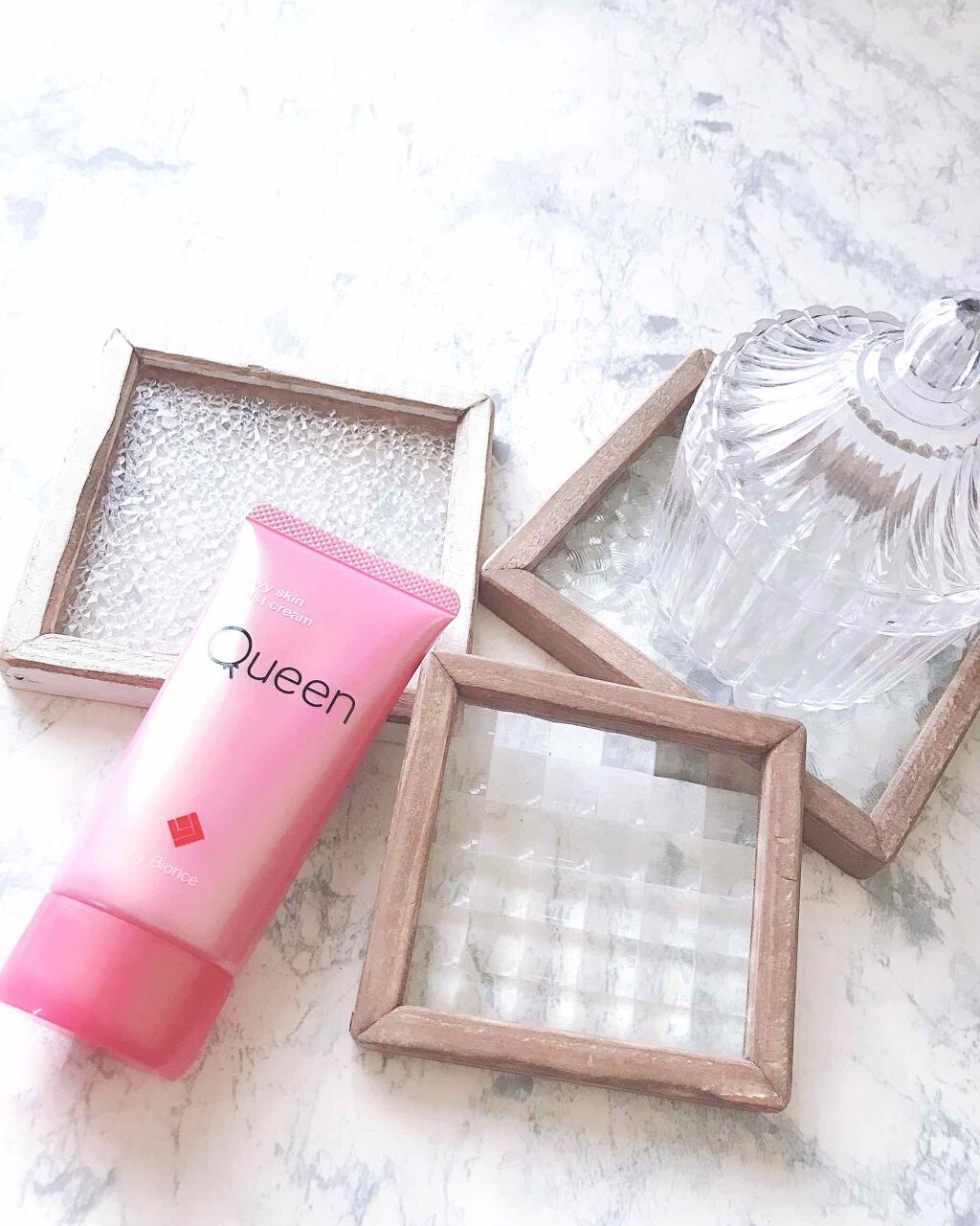 ツヤ肌モイストクリーム/Queen by Bionce/化粧下地を使ったクチコミ（1枚目）