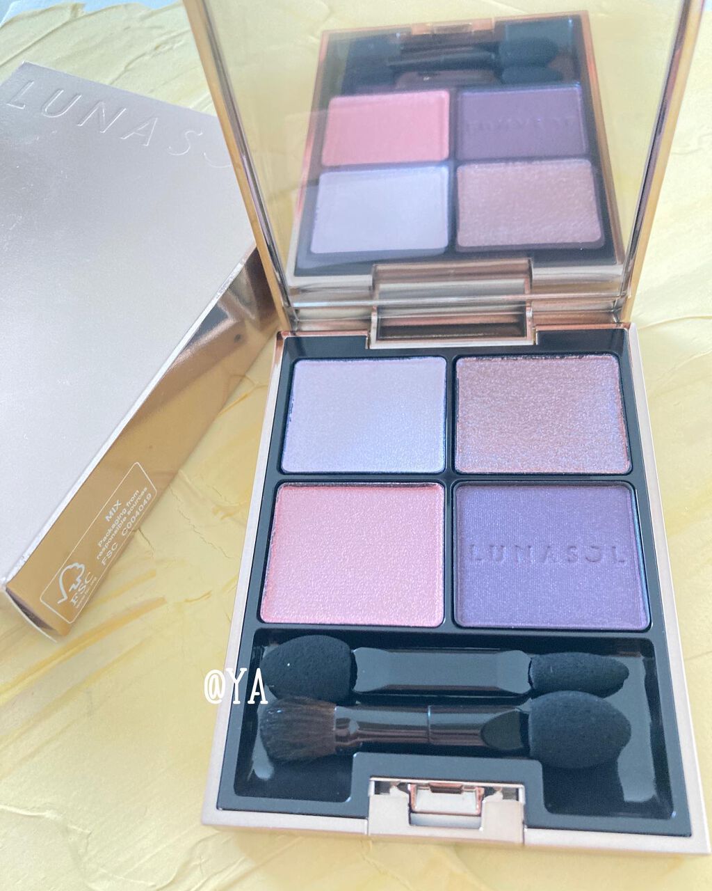 アイカラーレーション/LUNASOL/アイシャドウパレットを使ったクチコミ（1枚目）