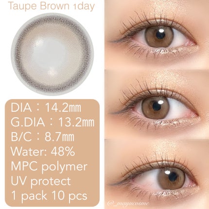 ピュアリティーシャインワンデー(PURITYSHINE 1day)/OLOLA/ワンデー(1DAY)カラコンを使ったクチコミ(3枚目)