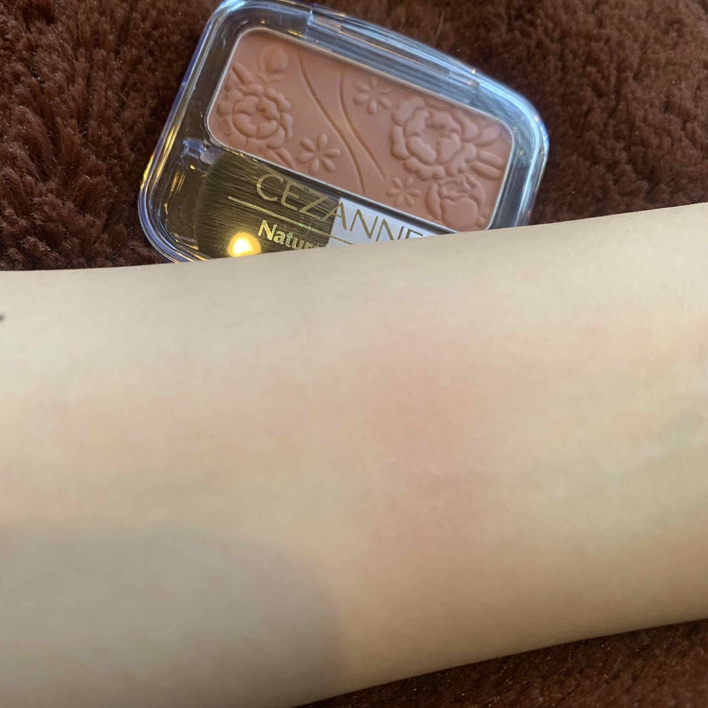 ナチュラル チークN/CEZANNE/パウダーチークを使ったクチコミ(2枚目)