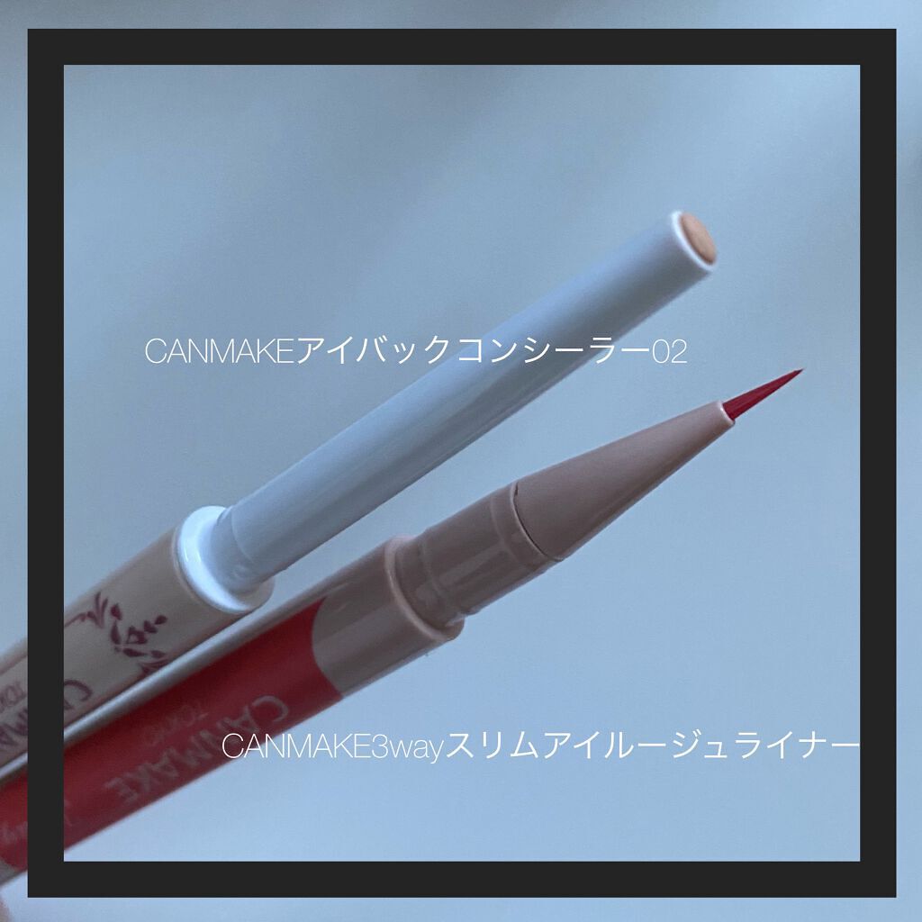 3wayスリムアイルージュライナー/キャンメイク/リキッドアイライナーを使ったクチコミ(1枚目)
