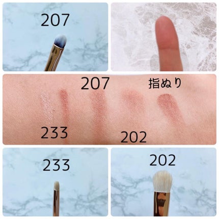 202 オールオーバーアイシャドウ ブラシM/THE TOOL LAB/メイクブラシを使ったクチコミ(9枚目)