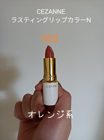 ラスティング リップカラーN/CEZANNE/口紅を使ったクチコミ(2枚目)
