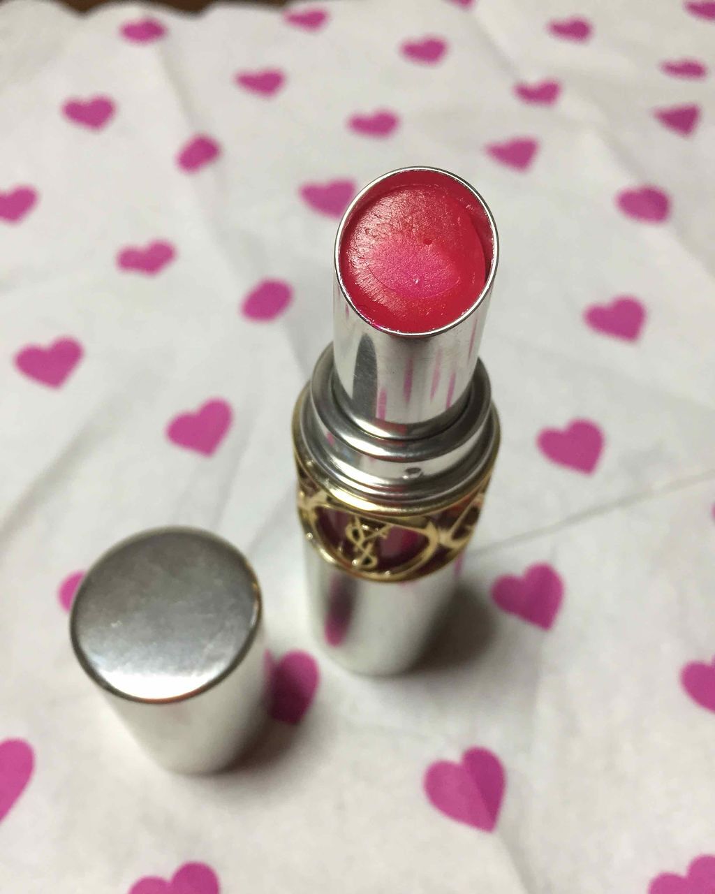 ヴォリュプテ ティントインバーム/YVES SAINT LAURENT BEAUTE/口紅を使ったクチコミ（2枚目）