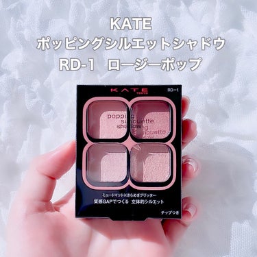 ポッピングシルエットシャドウ/KATE/アイシャドウパレットを使ったクチコミ（2枚目）