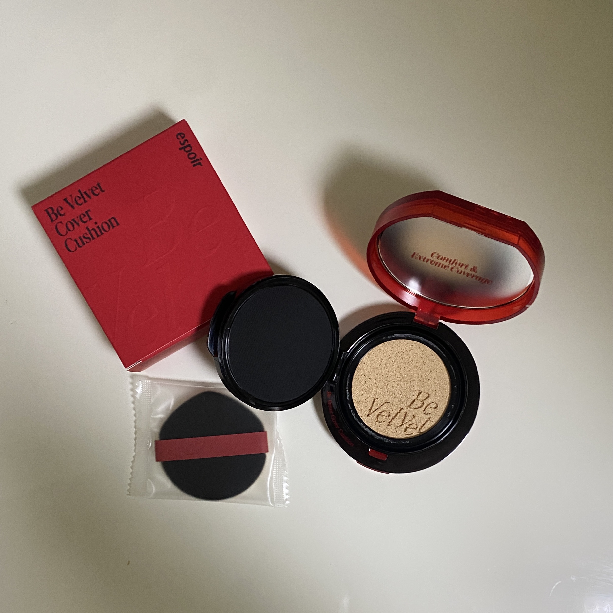 ビーベルベットカバークッション/espoir/クッションファンデーションを使ったクチコミ（2枚目）