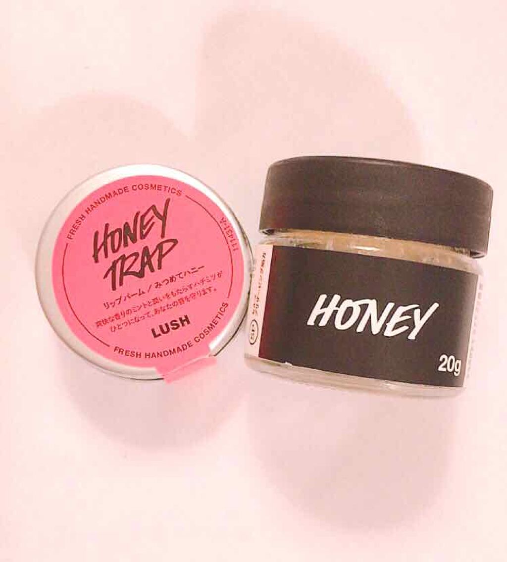 ✧̣̥̇saya✧̣̥̇ on LIPS 「LUSHのリップスクラブ(ハニー)とリップバームがほんとにおす..」(1枚目)