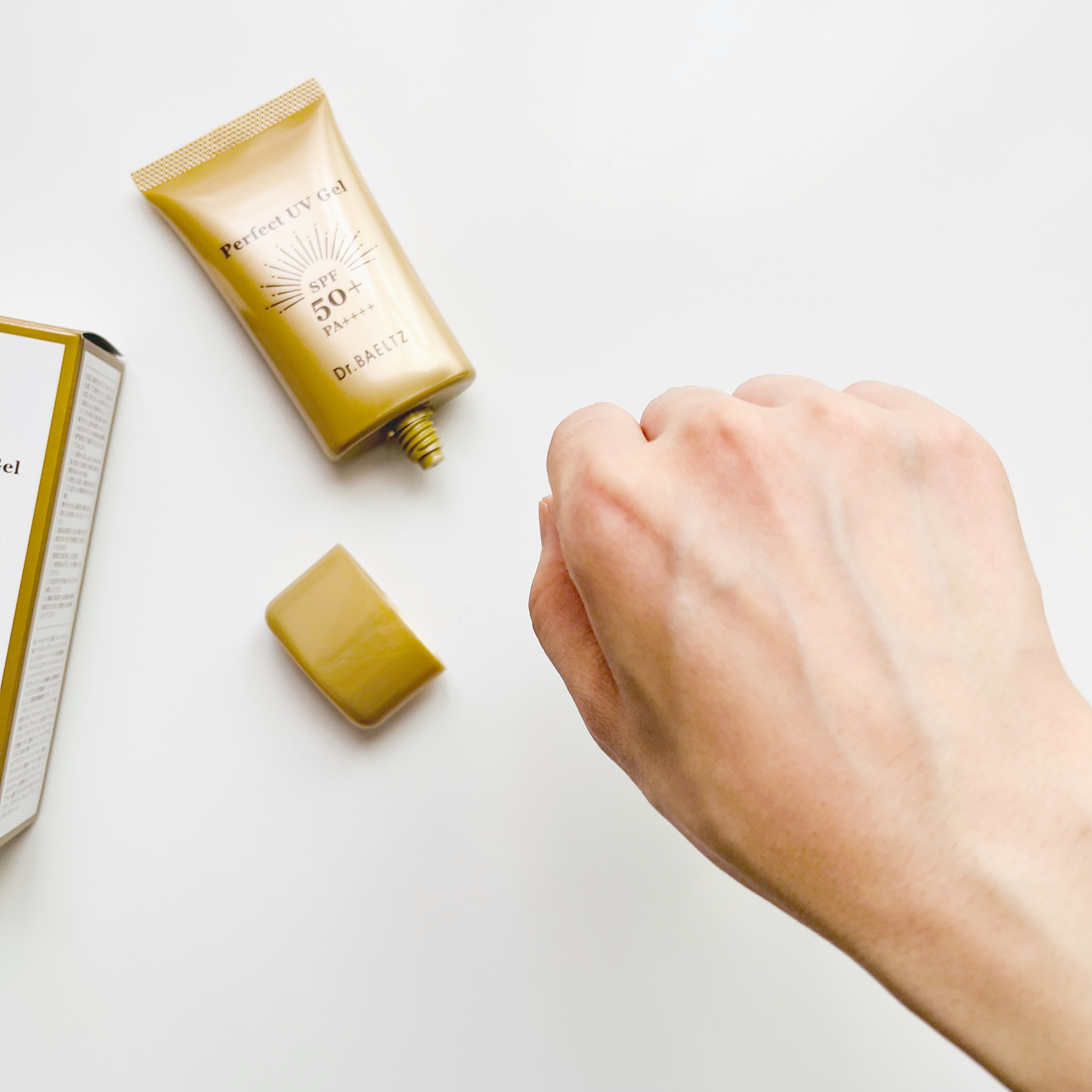 パーフェクトUVジェル/ドクターベルツ/日焼け止めジェルを使ったクチコミ（3枚目）