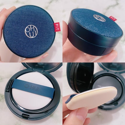 アルティメットフィット ロングウェアデニムクッション/OHUI/クッションファンデーションを使ったクチコミ(3枚目)
