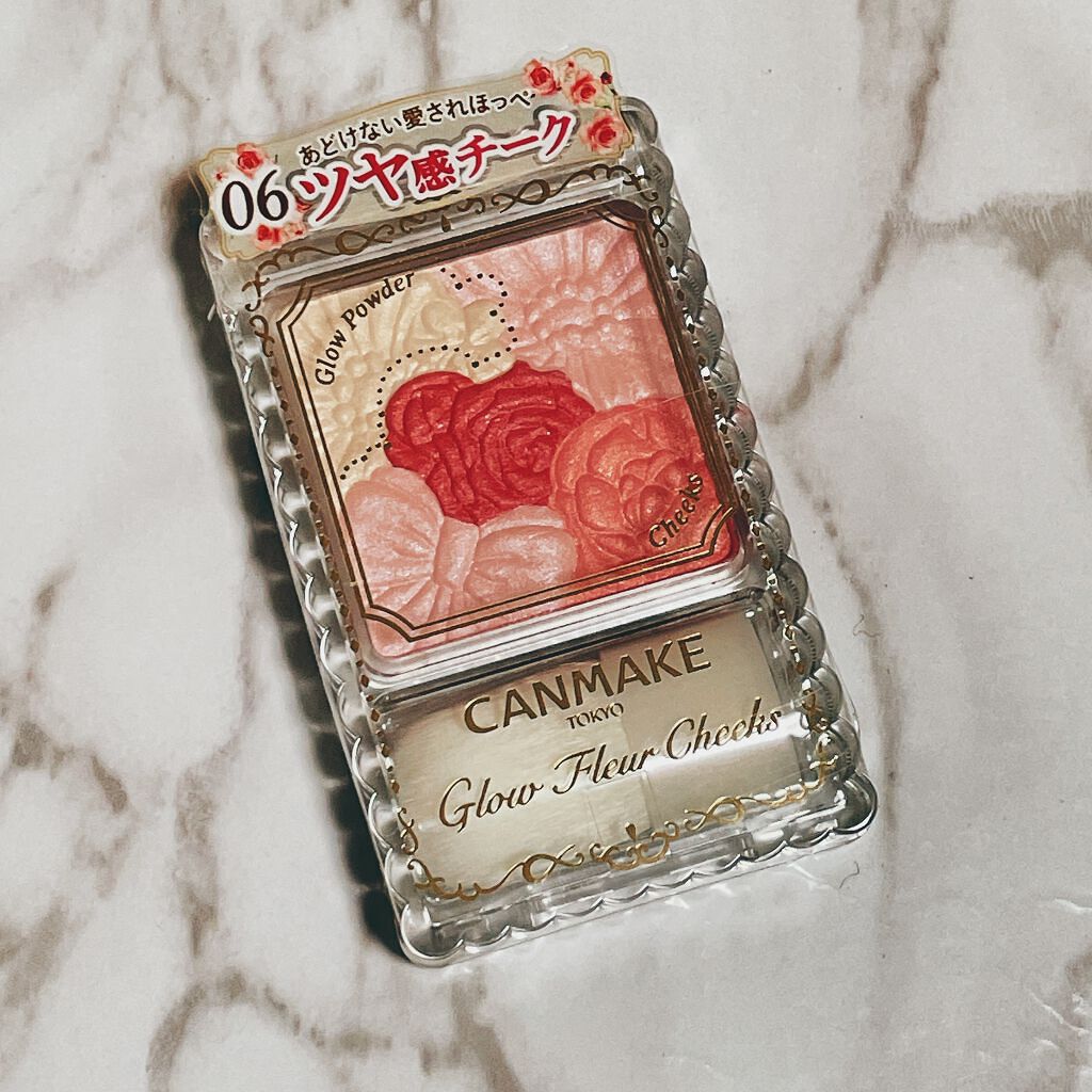 グロウフルールチークス/キャンメイク/パウダーチークを使ったクチコミ(1枚目)