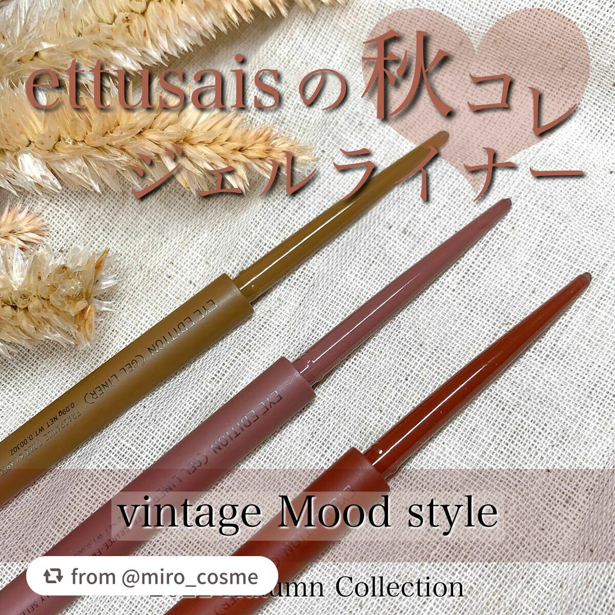 エテュセ ラスティング ジェルライナー/ettusais/ジェルアイライナーを使ったクチコミ(1枚目)