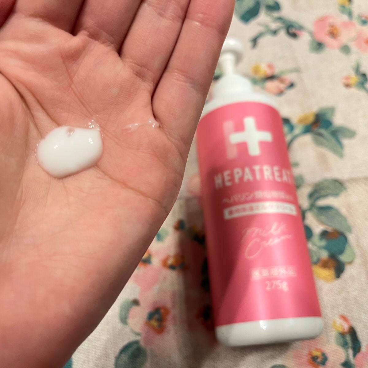 ヘパトリート 薬用保湿ミルククリーム/ゼトックスタイル/ボディクリームを使ったクチコミ(2枚目)