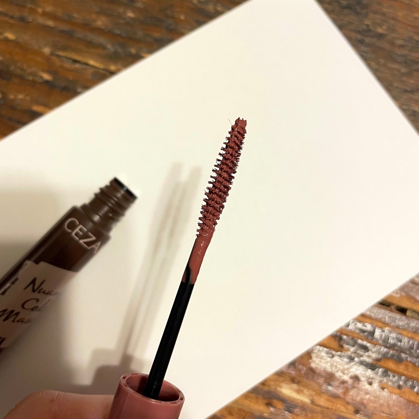 ニュアンスカラーマスカラ/CEZANNE/マスカラを使ったクチコミ(4枚目)