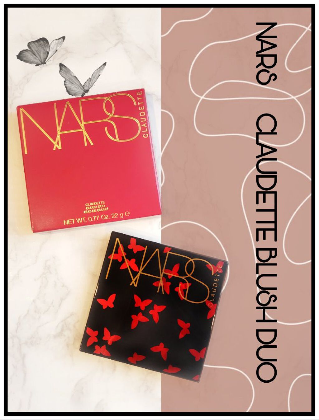 クローデット ブラッシュデュオ/NARS/パウダーチークを使ったクチコミ(1枚目)