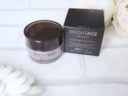オーバーナイト ヴェールクリーム/BRIGHTAGE/フェイスクリームを使ったクチコミ(3枚目)