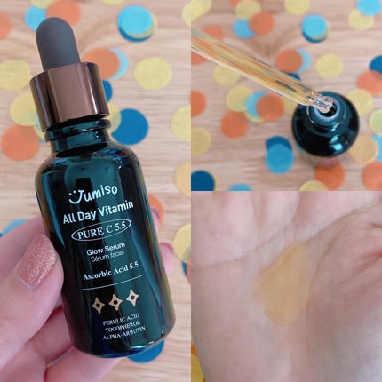 オールデイビタミンブライトニング&バランシングフェイシャルセラム/JUMISO/美容液を使ったクチコミ(9枚目)
