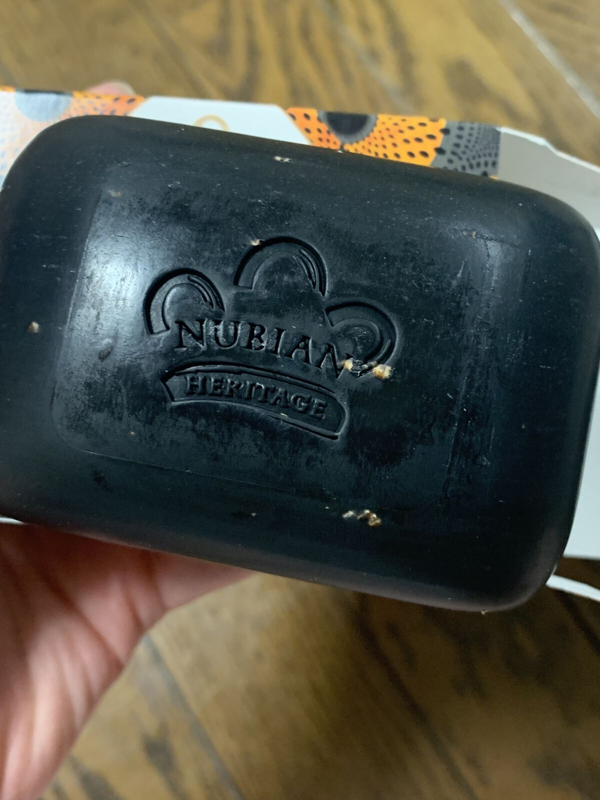アフリカンブラックシリーズ バーソープ/NUBIANHERITAGE(ヌビアンヘリテージ)/ボディ石鹸を使ったクチコミ（3枚目）