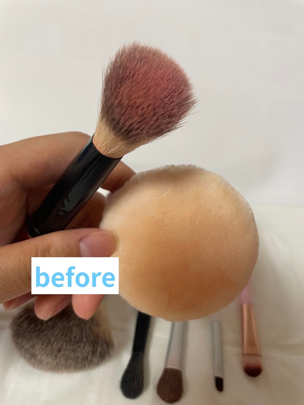 春姫 ファンデーションブラシ/DAISO/メイクブラシを使ったクチコミ(4枚目)