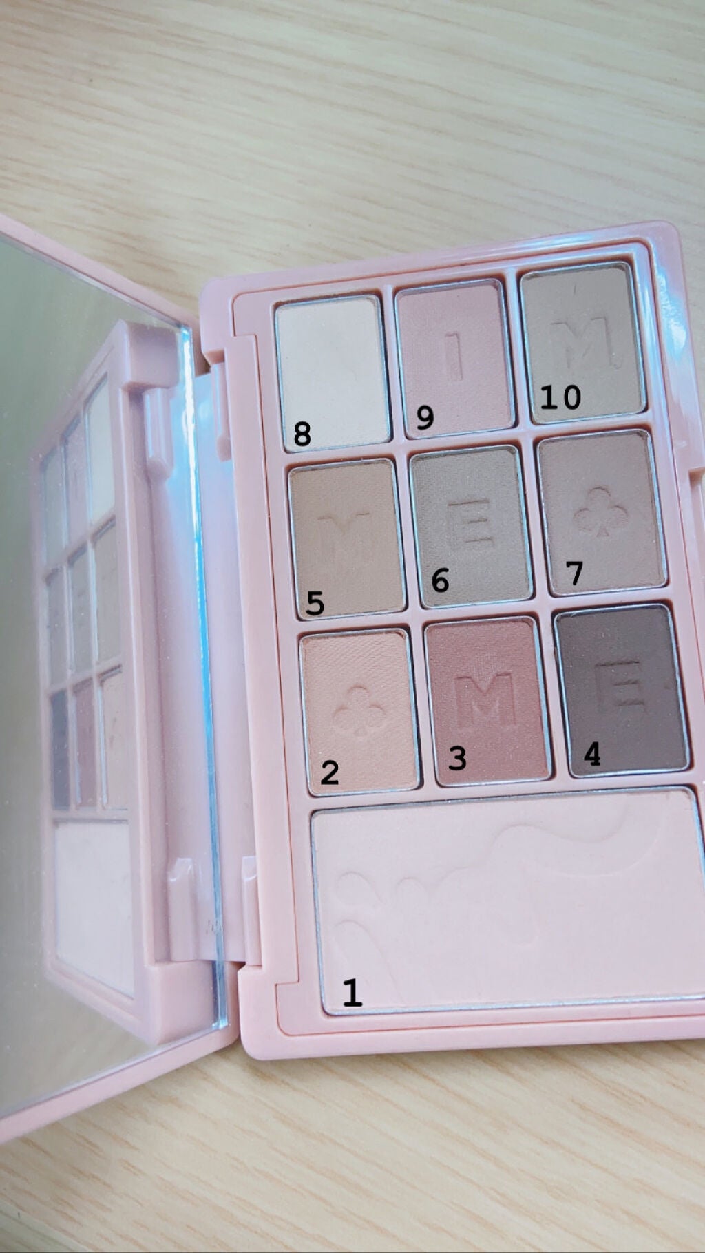 アイムヒドゥンカードパレット/i’m meme/アイシャドウパレットを使ったクチコミ(2枚目)