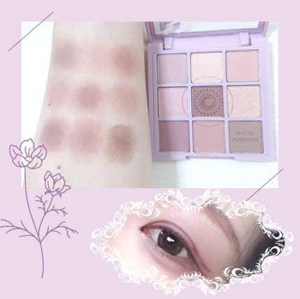 マイフェイブムードアイパレット 9カラー/HOLIKA HOLIKA/アイシャドウパレットを使ったクチコミ(2枚目)