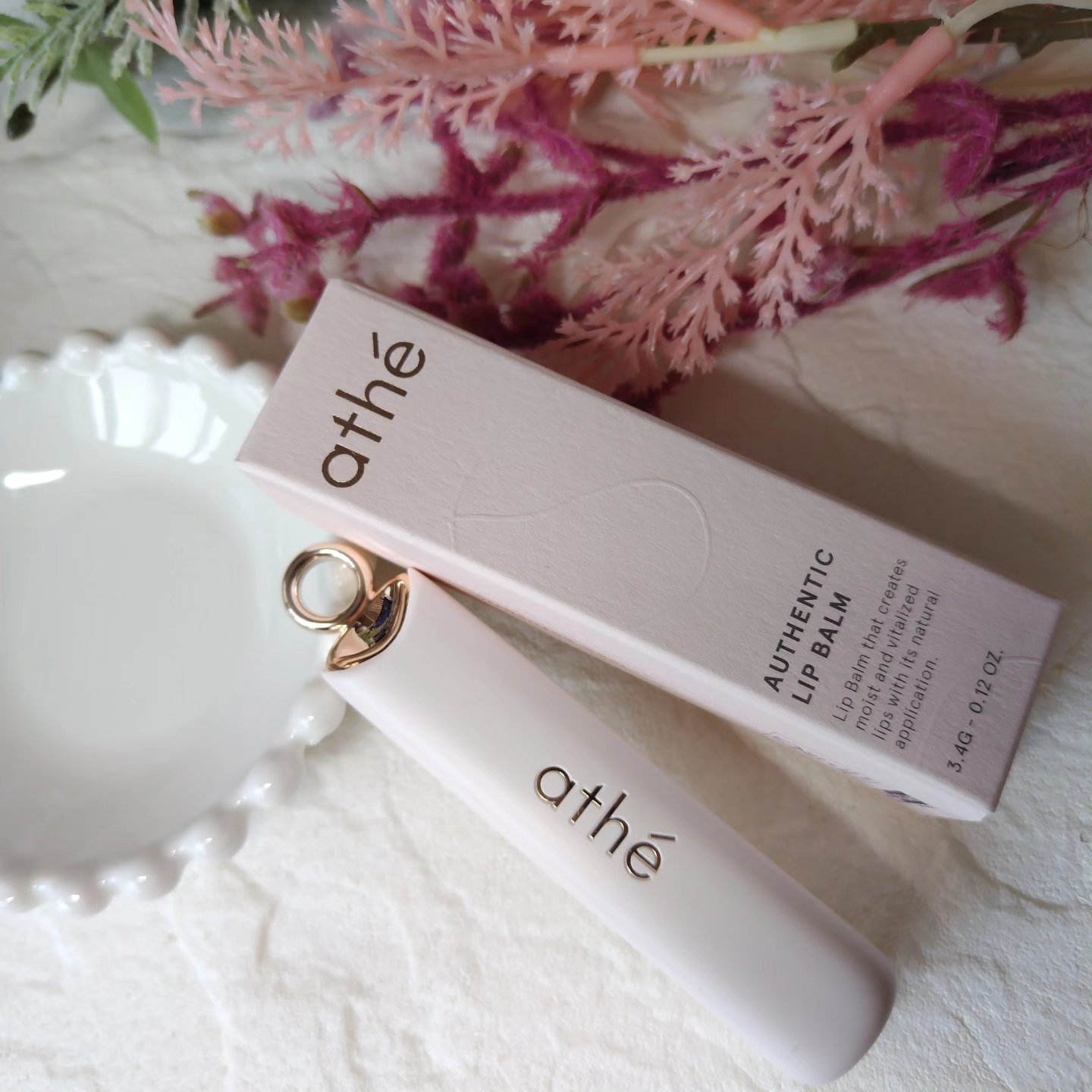 オーセンティック リップ バーム/athé/口紅を使ったクチコミ（1枚目）