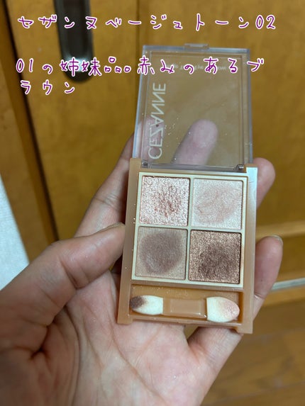 スキニーリッチシャドウ/excel/アイシャドウパレットを使ったクチコミ(3枚目)