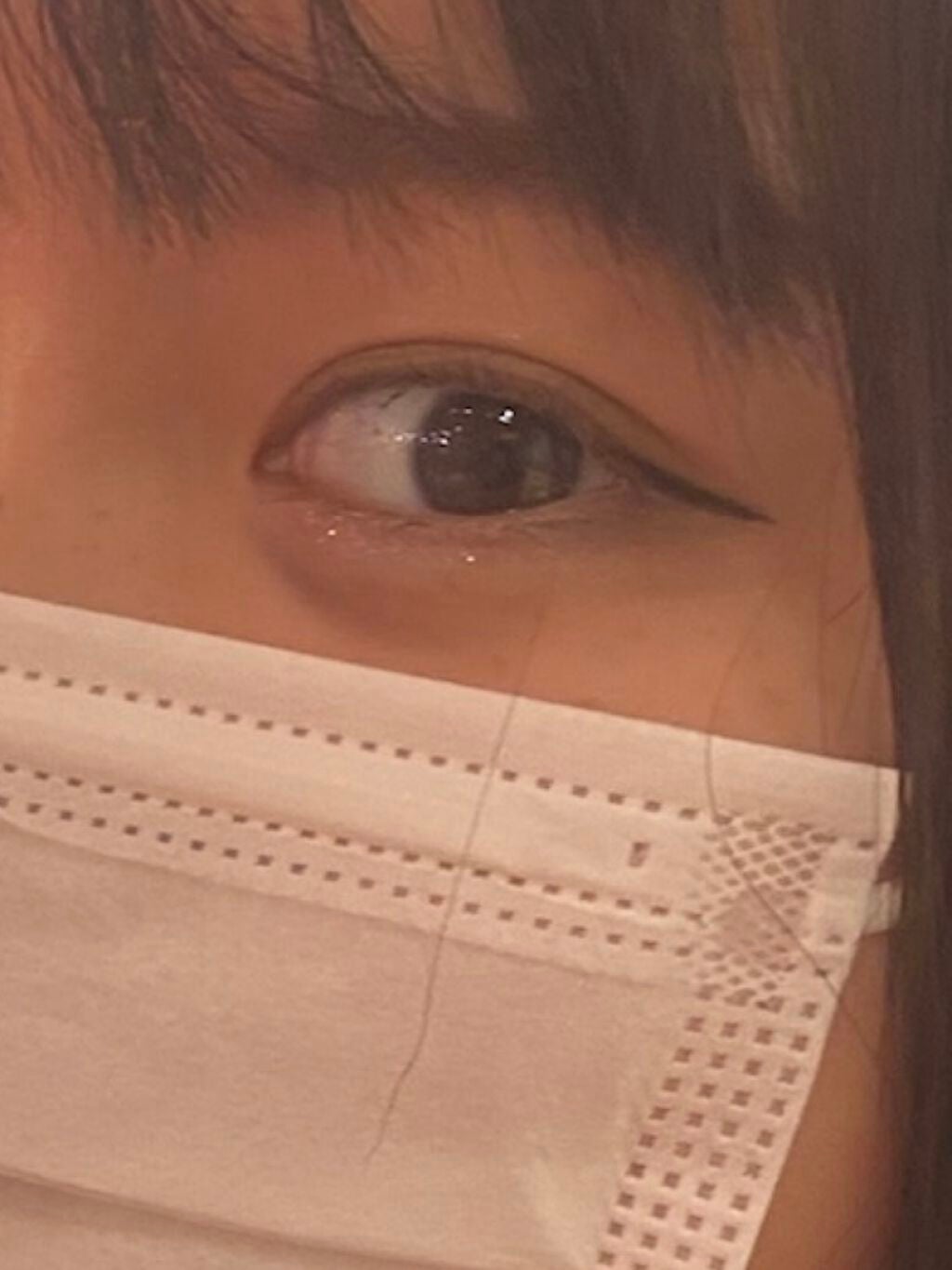 ブラックアイライナー細芯/CEZANNE/リキッドアイライナーを使ったクチコミ(1枚目)