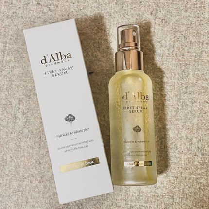 ダルバ ホワイトトリュフファーストスプレーセラム/ダルバ/ミスト状化粧水を使ったクチコミ(1枚目)