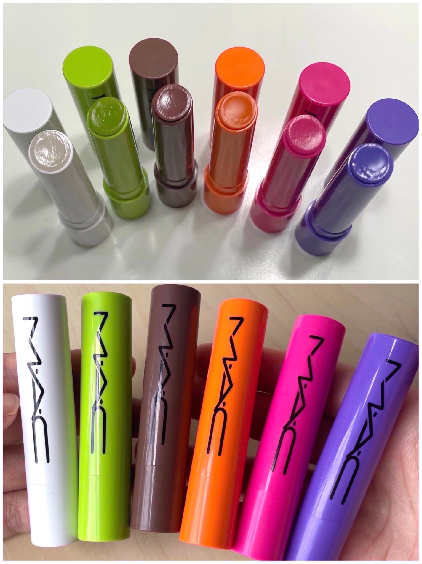 スクワート プランピング グロス スティック/M・A・C/リップバームを使ったクチコミ(2枚目)