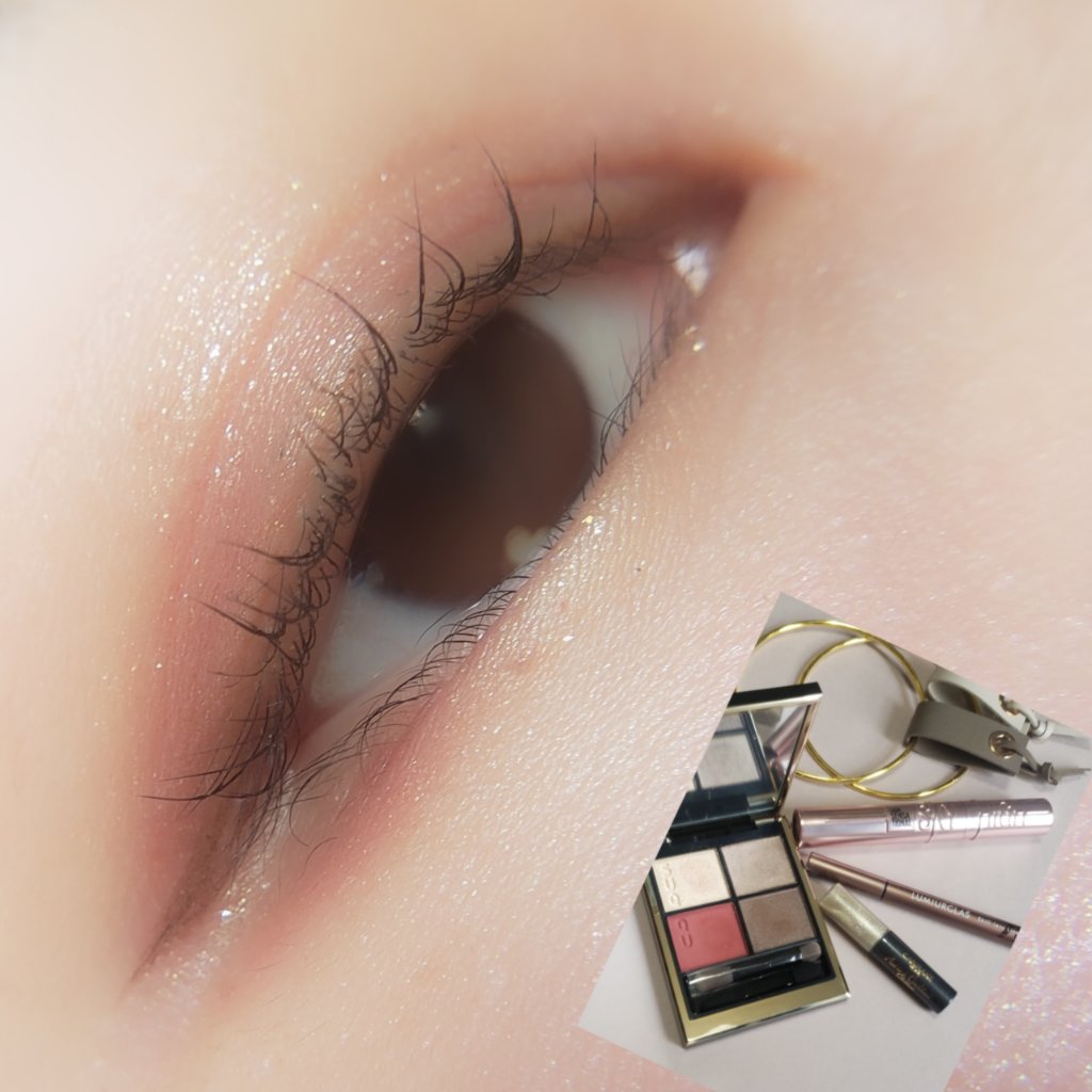 オーロラカクテルグリッター/キャンメイク/アイシャドウを使ったクチコミ（2枚目）