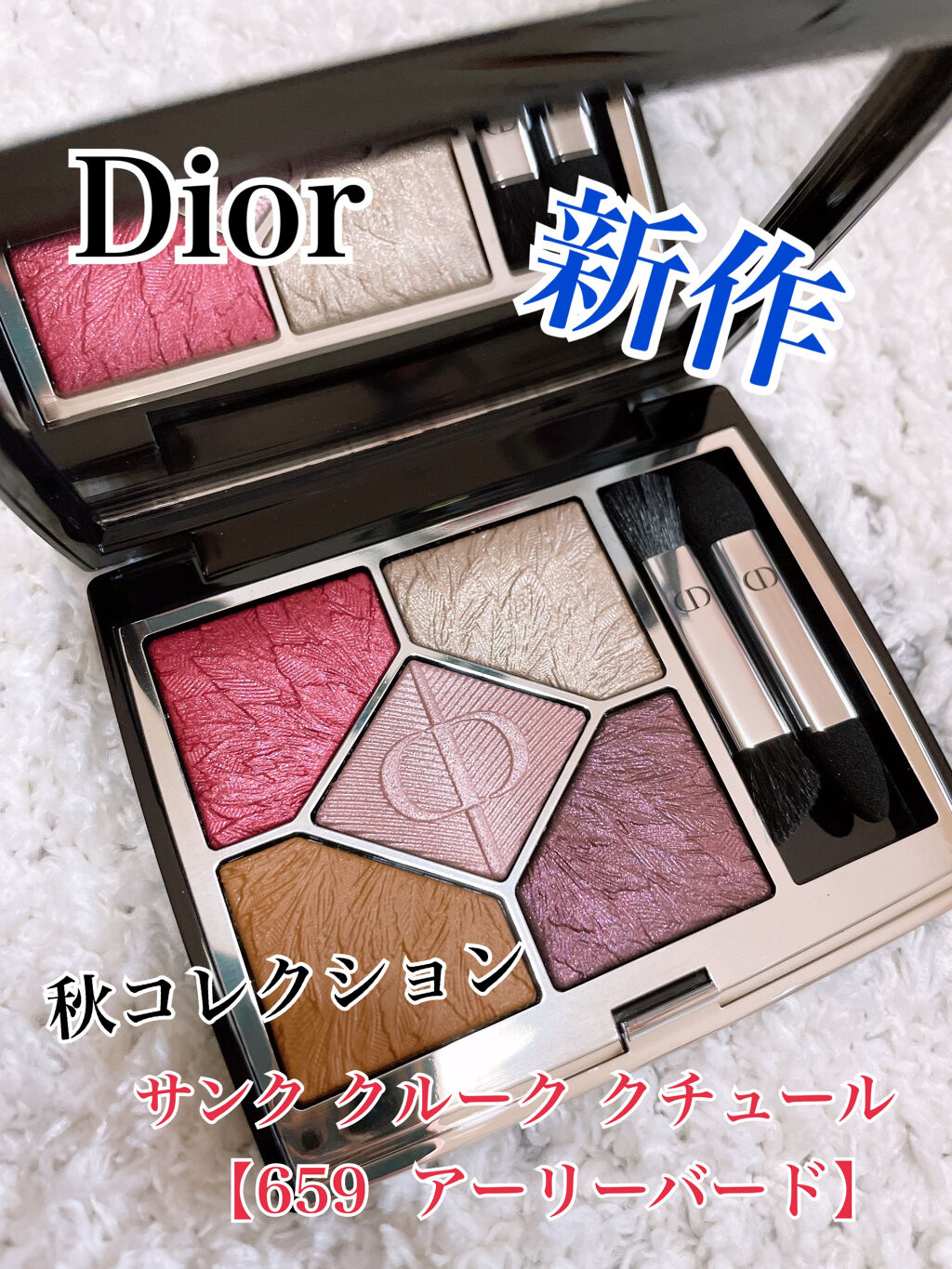 サンク クルール クチュール＜バーズ オブ ア フェザー＞/Dior/アイシャドウパレットを使ったクチコミ（1枚目）