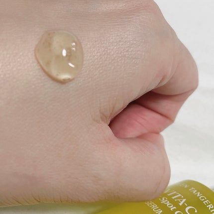 グリーンタンジェリン ビタC ダークスポットケアセラム/goodal/美容液を使ったクチコミ(4枚目)