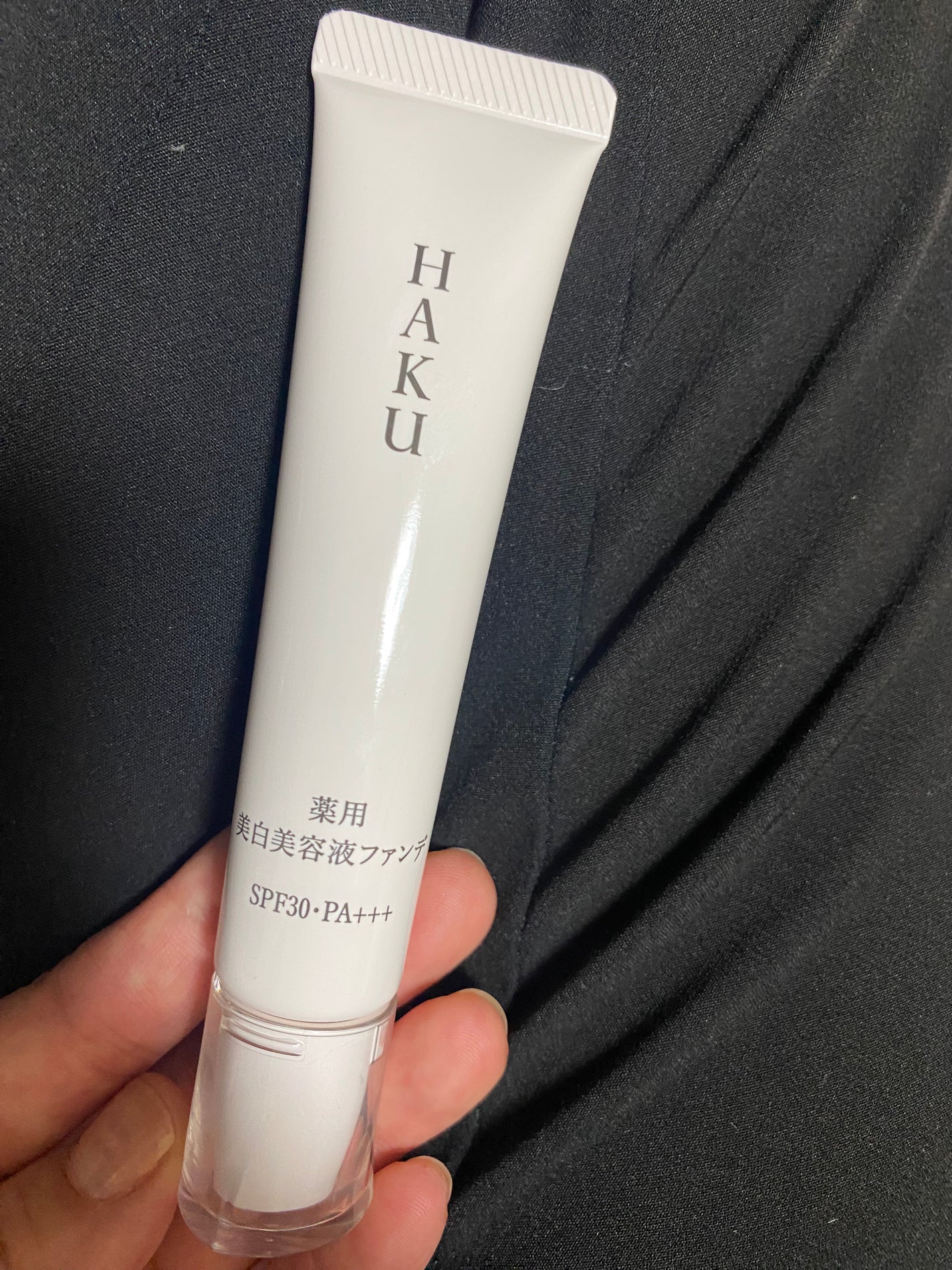 薬用 美白美容液ファンデ(医薬部外品)/HAKU/クリーム・エマルジョンファンデーションを使ったクチコミ(2枚目)