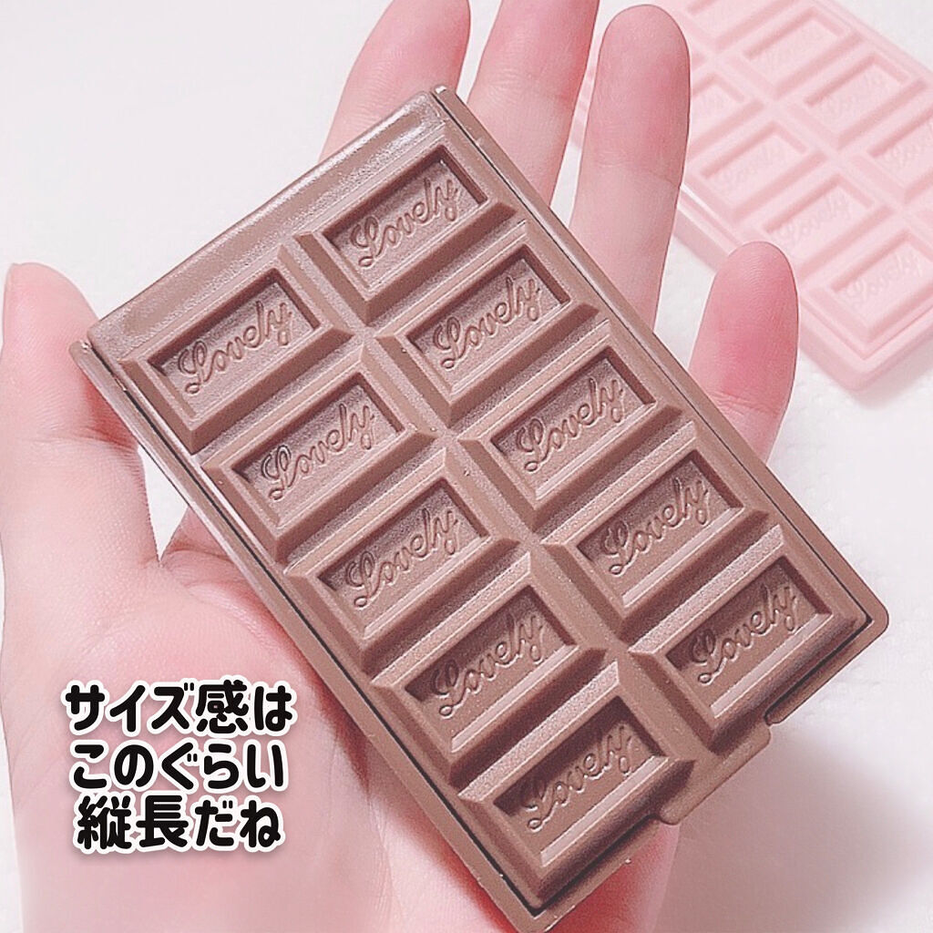チョコレートミラー/キャンドゥ/その他化粧小物を使ったクチコミ（3枚目）