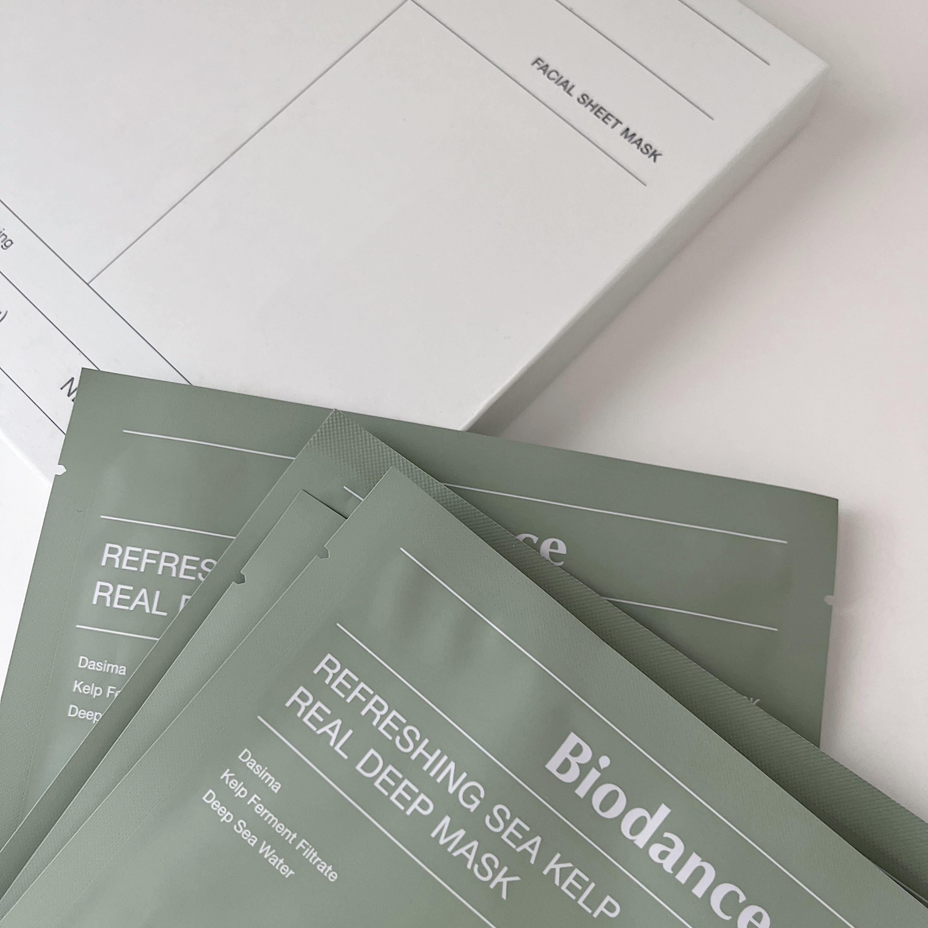 リフレッシング シーケルプ リアルディープマスク/Biodance/シートマスク・パックを使ったクチコミ（2枚目）